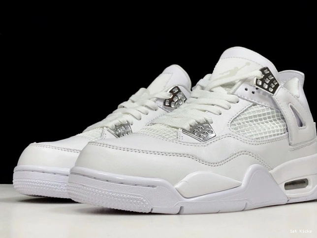 1st Kicks Retro 308497-100 Air 4 Jordan Money Pure 0717